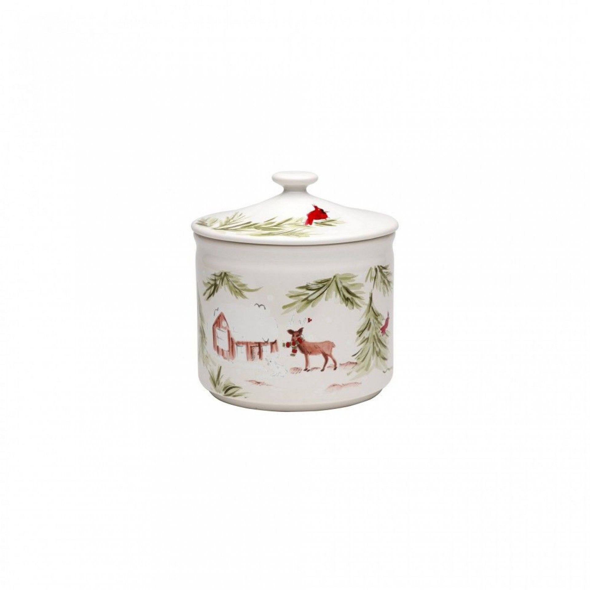 Frasco C/Tampa 18cm Deer Friends Br