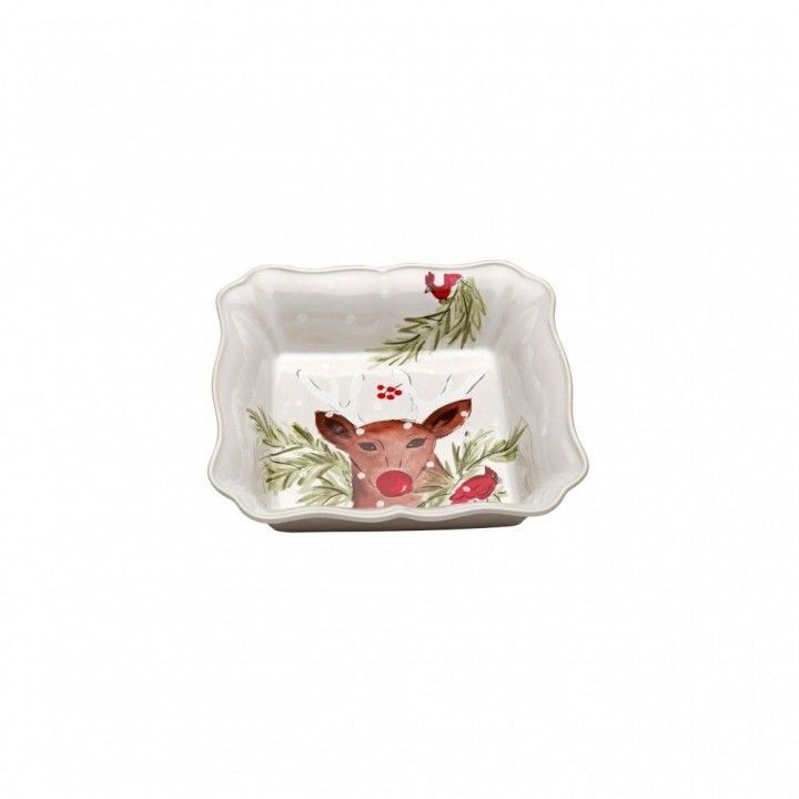 Assadeira Quad 25cm Deer Friends Br