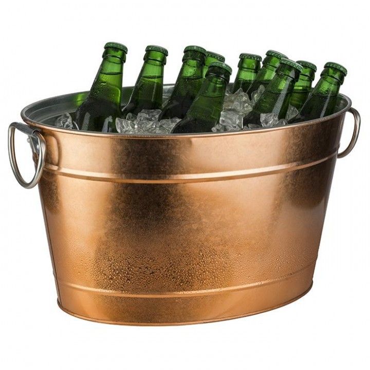 Champanheira Cobre 40x28x22cm 11l Tin 36100