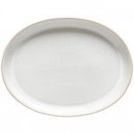 Prato Oval 40cm Roda Branco