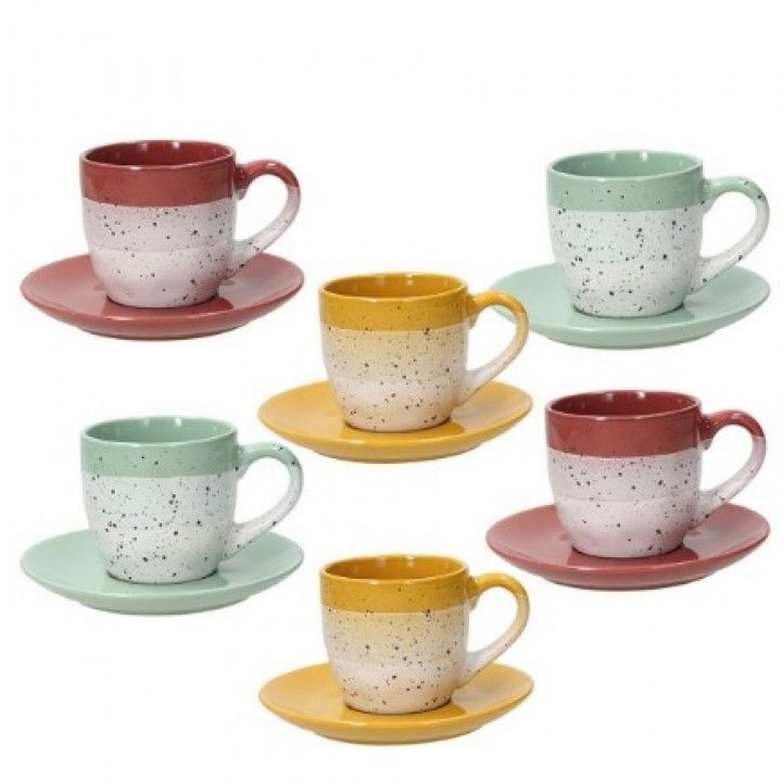 Conj 6 P/Chavena Cha 20cl Layers