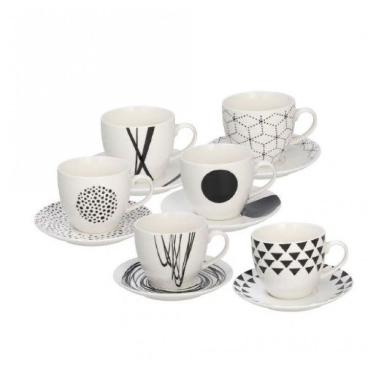 Conj 6 P/Chavenas Cha 20cl Graphic