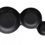 Prato 3comp 24x11cm Preto Lets Party
