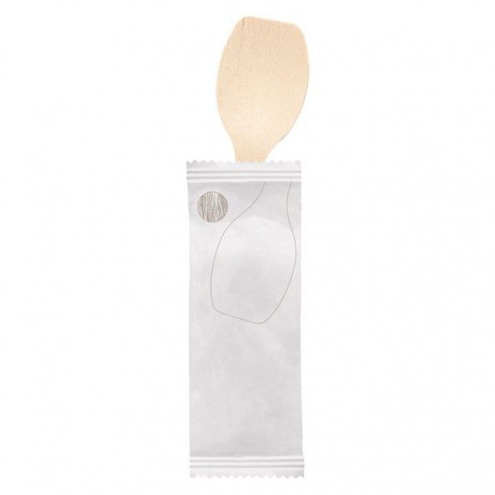 Cj.100colherinhas Gelados Emb 6,6 Cm Nat. Madeira 257.48