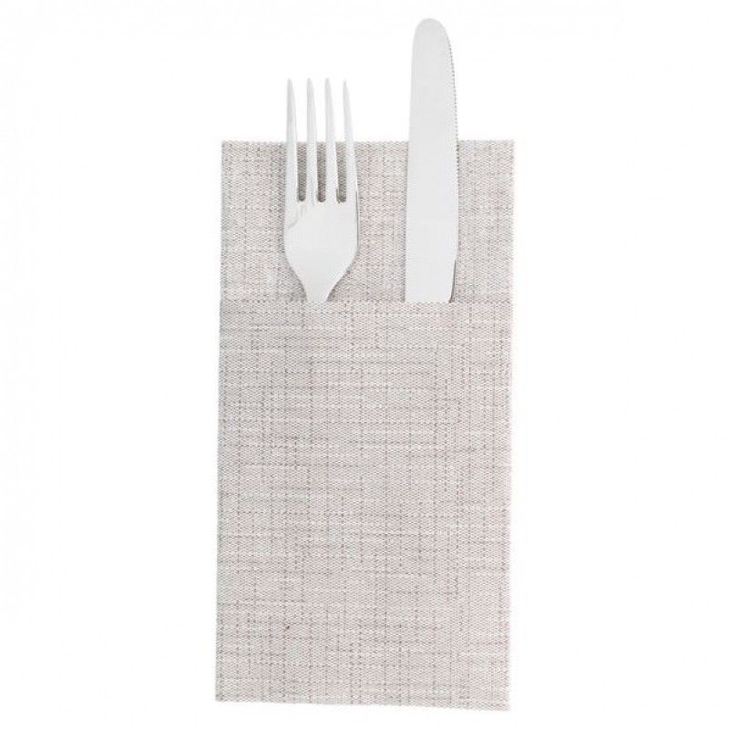 Conj 50 Guardanapos 40x40cm Choc Airlaid 228.12