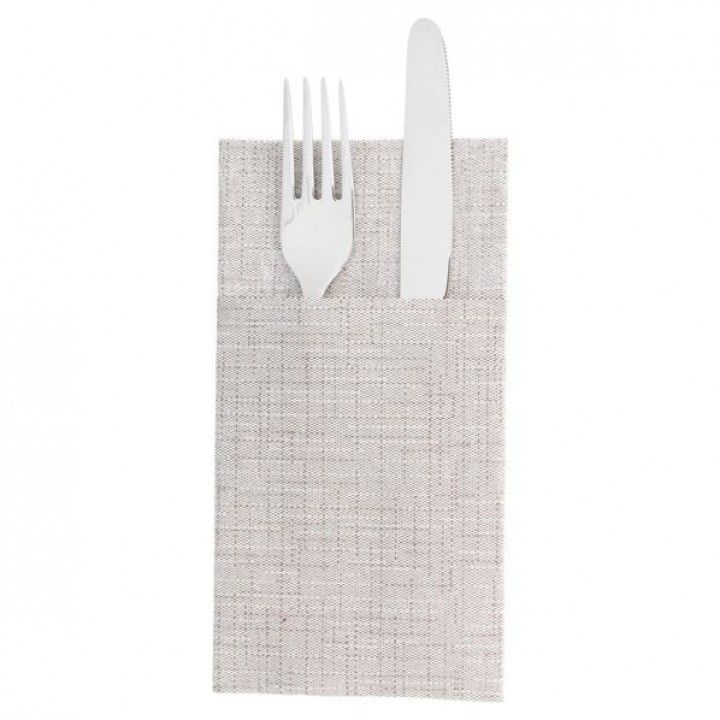 Conj 50 Guardanapos 40x40cm Choc Airlaid 228.12