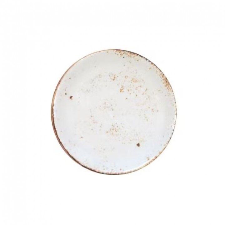 Prato Raso 18cm Salsa Melamina Branco 68-Rmp18-Whtsls