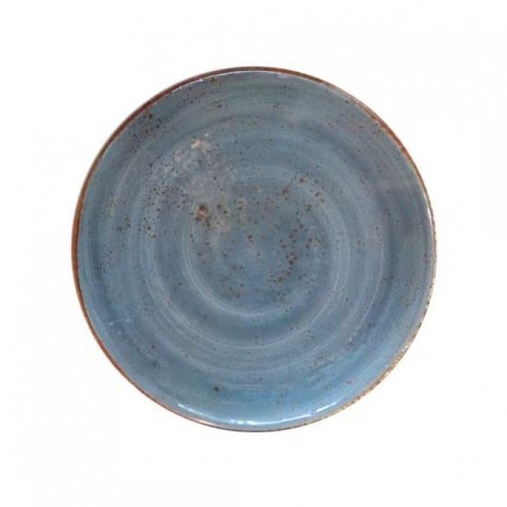 Prato Raso 23cm Salsa Melamina Azul 68-Rmp23-Blusls