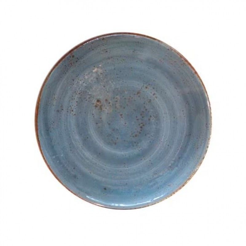 Prato Raso 23cm Salsa Melamina Azul 68-Rmp23-Blusls