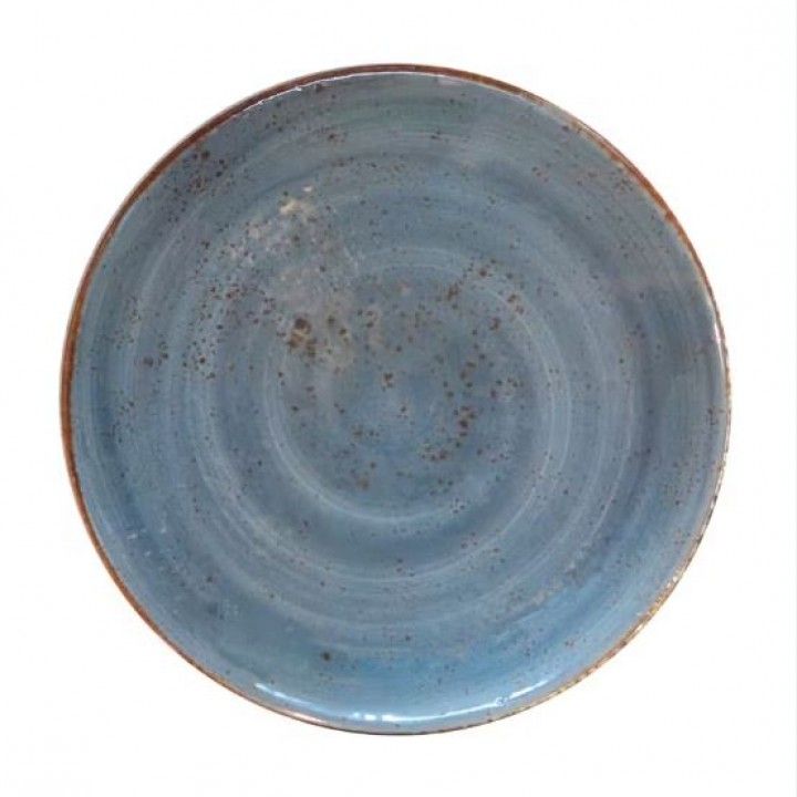 Prato Raso 28cm Salsa Melamina Azul 68-Rmp28-Blusls