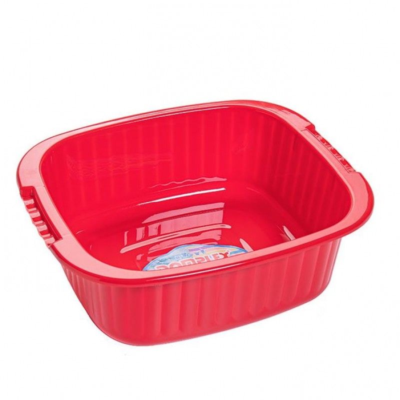 Alguidar Rect Vermelho 631