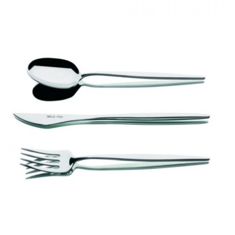 Colher De Mesa Spirit Titanium Mate Preto