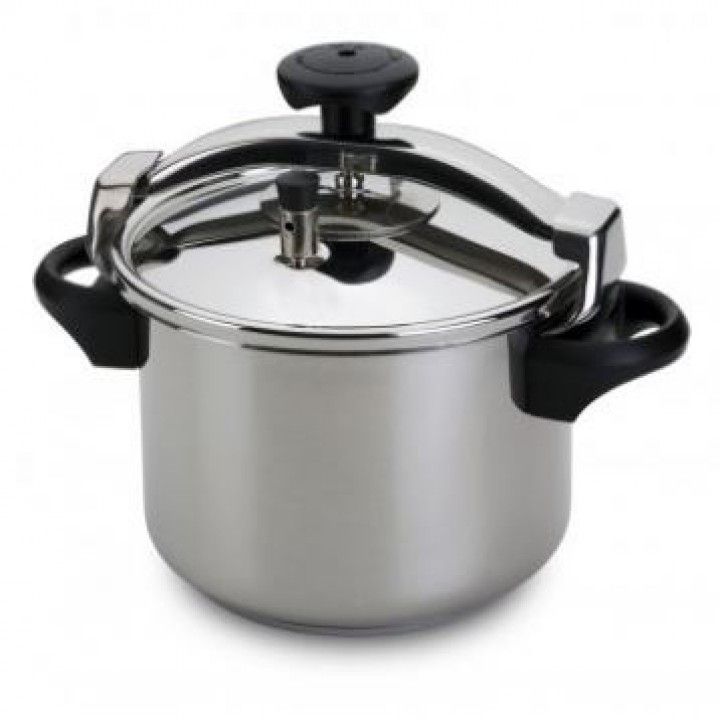 Promo Panela Pressao Inox 6l Trad C/Cacarola 14