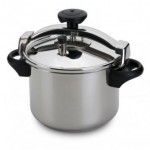 Promo Panela Pressao Inox 6l Trad C/Cacarola 14
