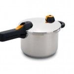 Promo Panela Pressao Inox 7,5l Easy C/Cacarola 14