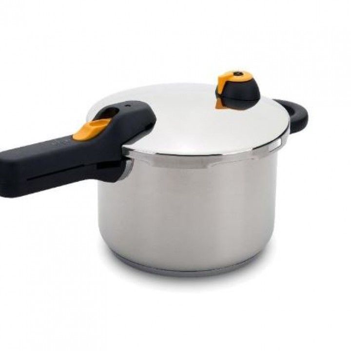Promo Panela Pressao Inox 7,5l Easy C/Cacarola 14