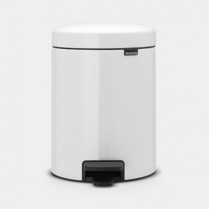 Balde Lixo 5l Branco Newicon 112065