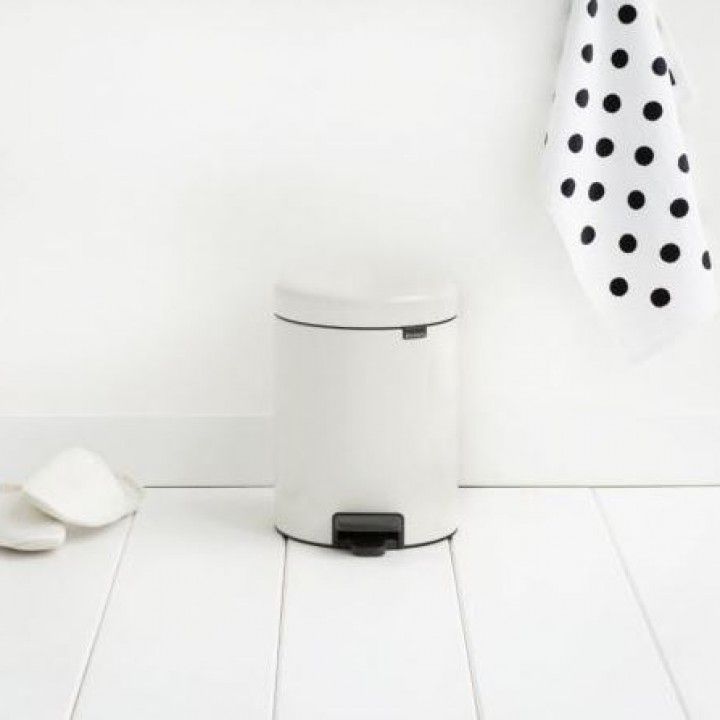 Balde Lixo 5l Branco Newicon 112065