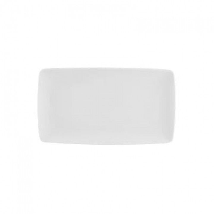 Prato Raso Rect. 21cm Carre Wh