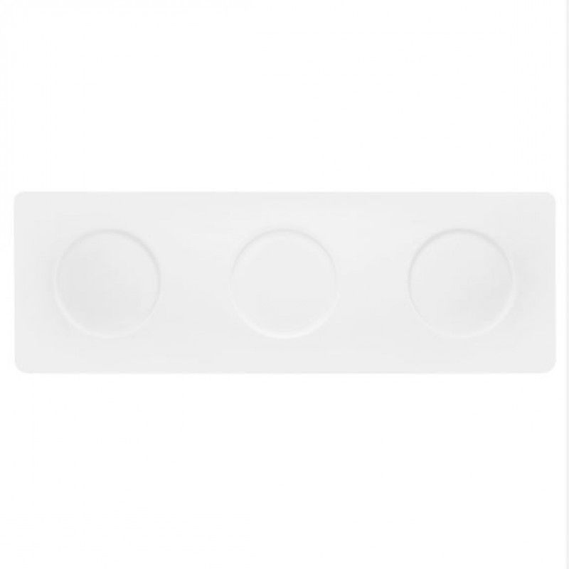 Bandeja Rectangular Com Encaixe 30x10cm Couvert