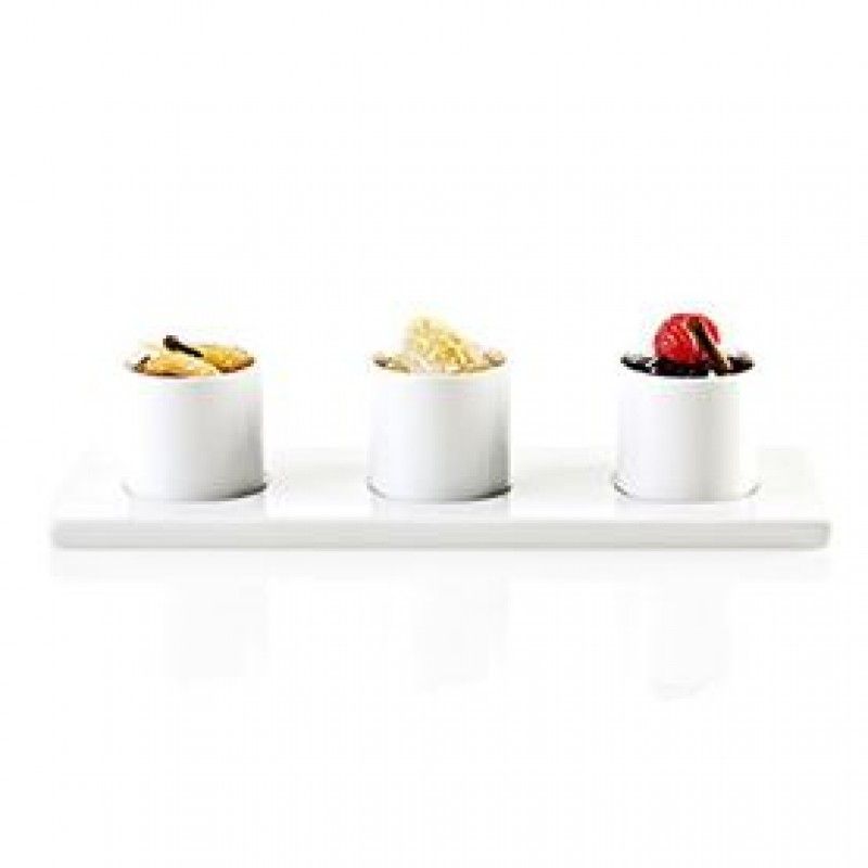 Bandeja Rectangular Com Encaixe 30x10cm Couvert