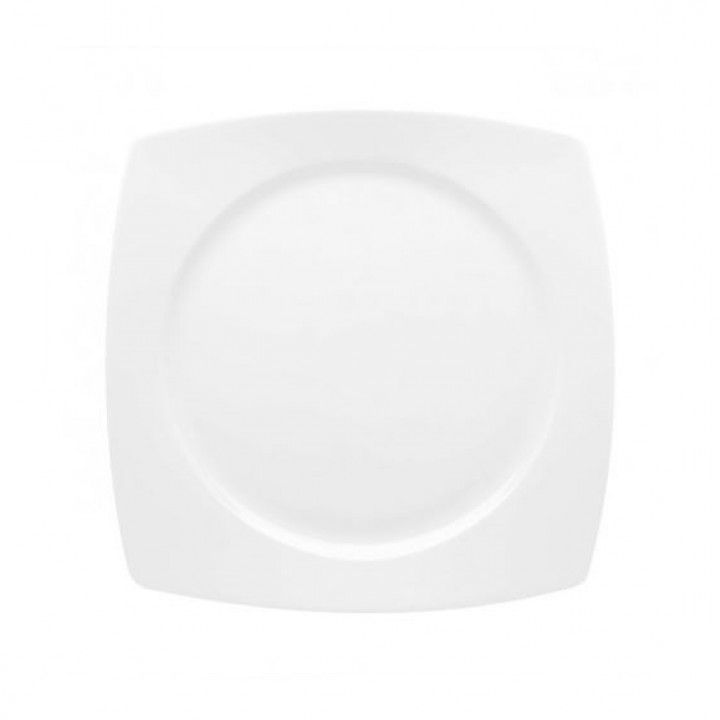 Prato Raso Quad.28cm Virtual Wh