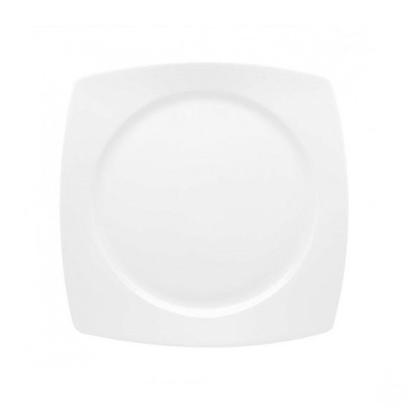 Prato Raso Quad.28cm Virtual Wh