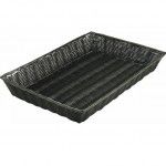 Cesto Rect. Rattan 37x18cm Preto C06017k