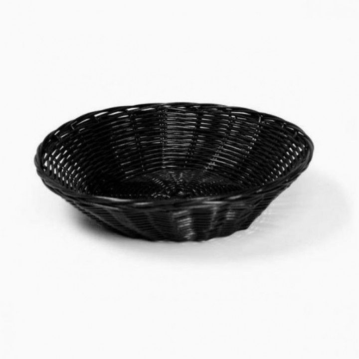 Cesto Red. Rattan 25cm Preto C06012k