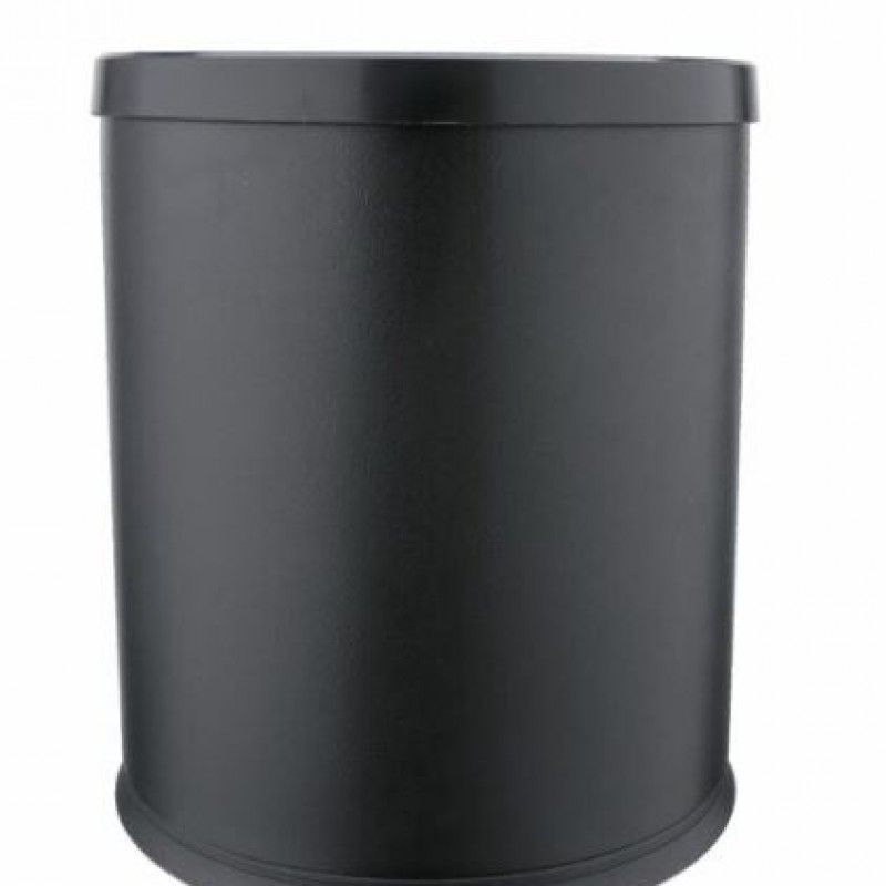 Black polypropylene waste/paper bucket 10L M50110P