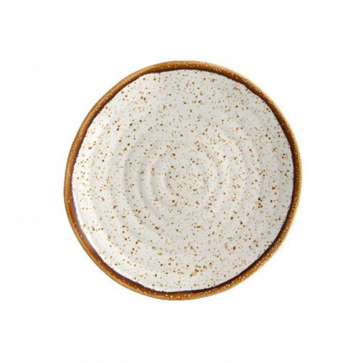 Prato Sobremesa 22cm  Rustic Blend Bege