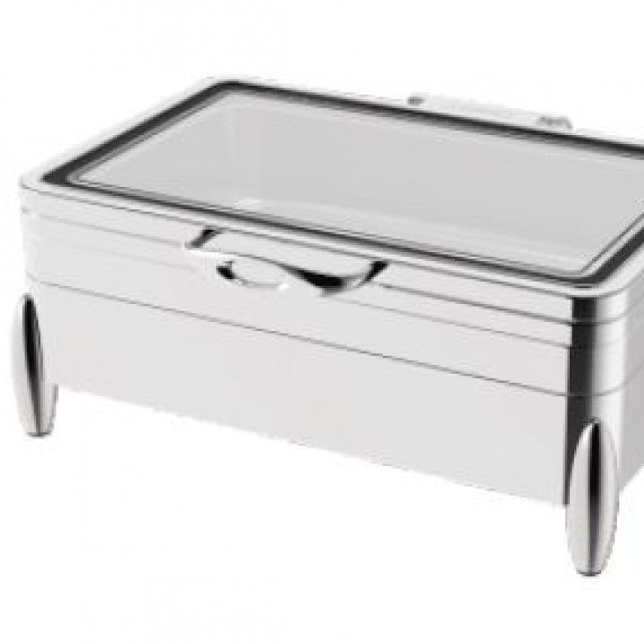 PREMIUM INDUCTION CHAFING 1/1 300W GLASS LID ROMA