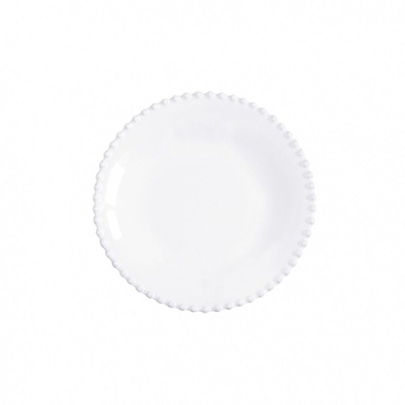 Prato Pasta 23cm Pearl Branco