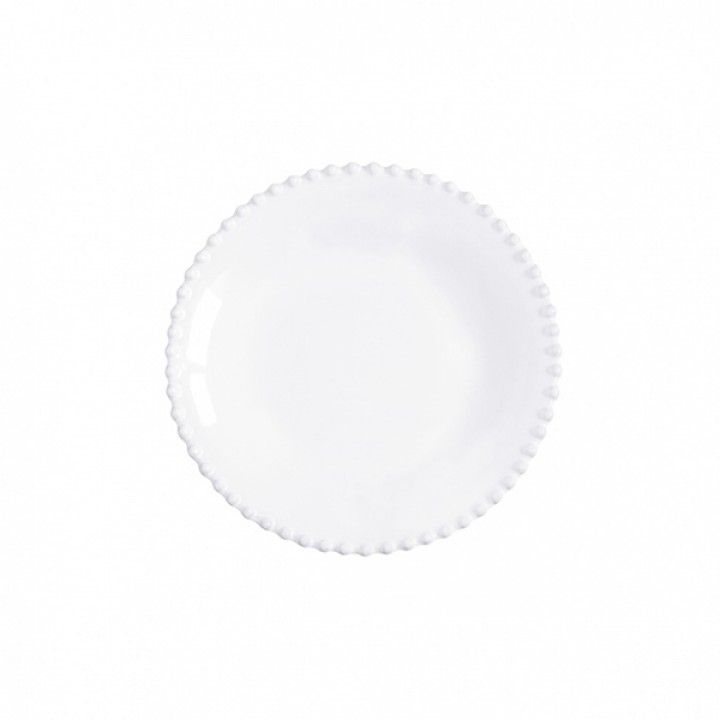 Prato Pasta 23cm Pearl Branco