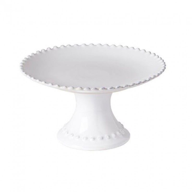 Prato C/Pe 22cm Pearl Branco