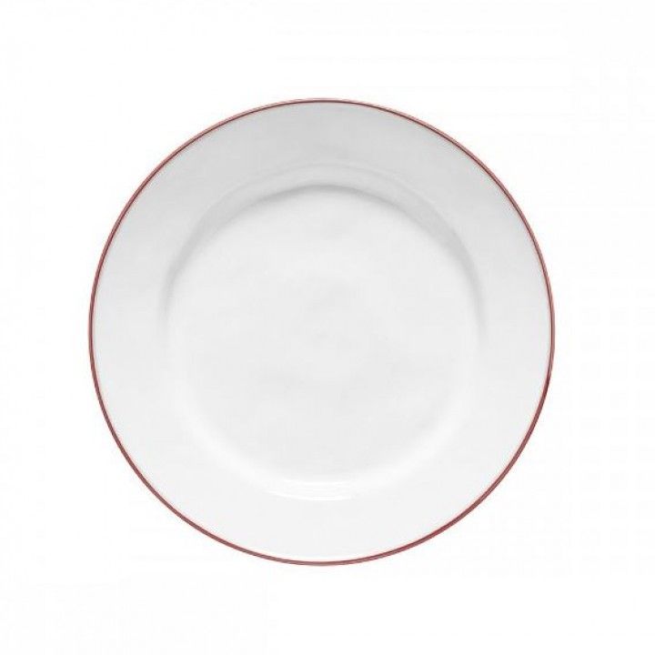 Prato Raso 28cm Beja Vermelho