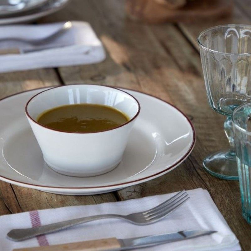 Taca Cereais 14cm Beja Vermelho