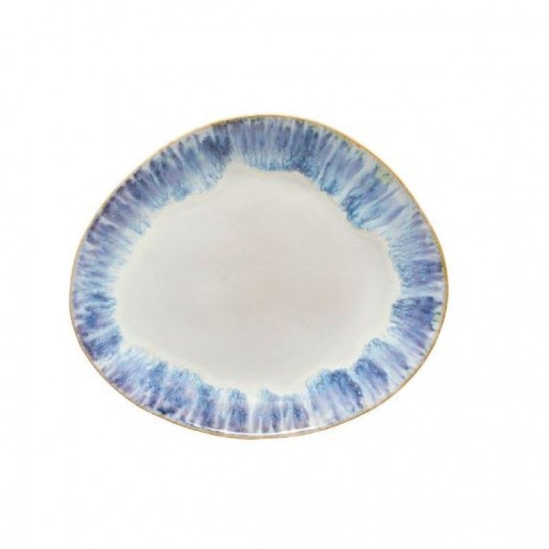 Travessa Oval 27cm Brisa Ria Azul