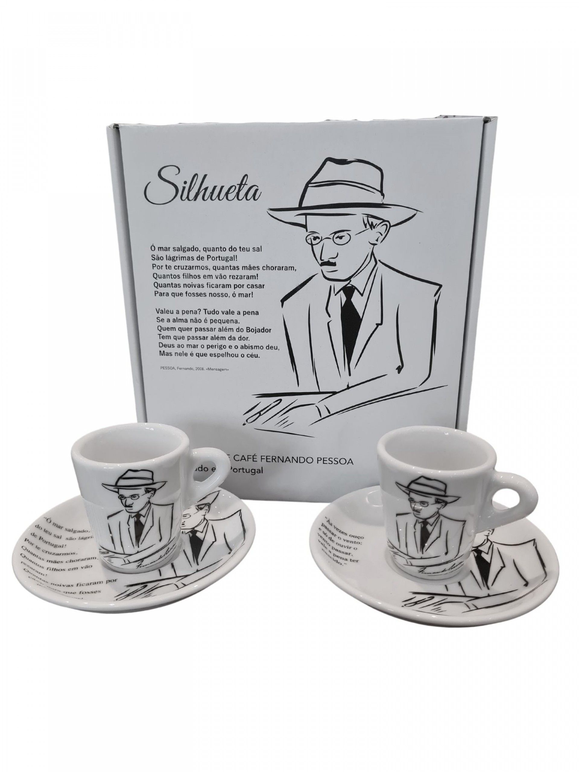 Caixa Gift P/Chav. Café Fernando Pessoa - Linha Silhueta