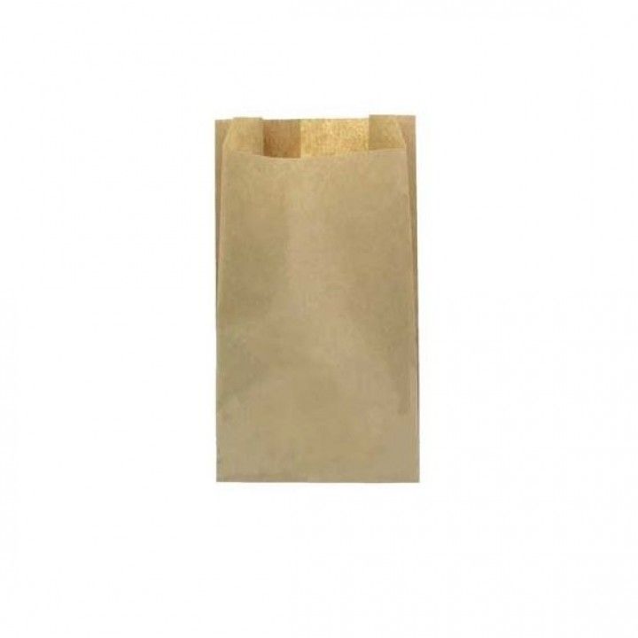 Conj 250 Sacos Kraft 12+5x18cm 255.10