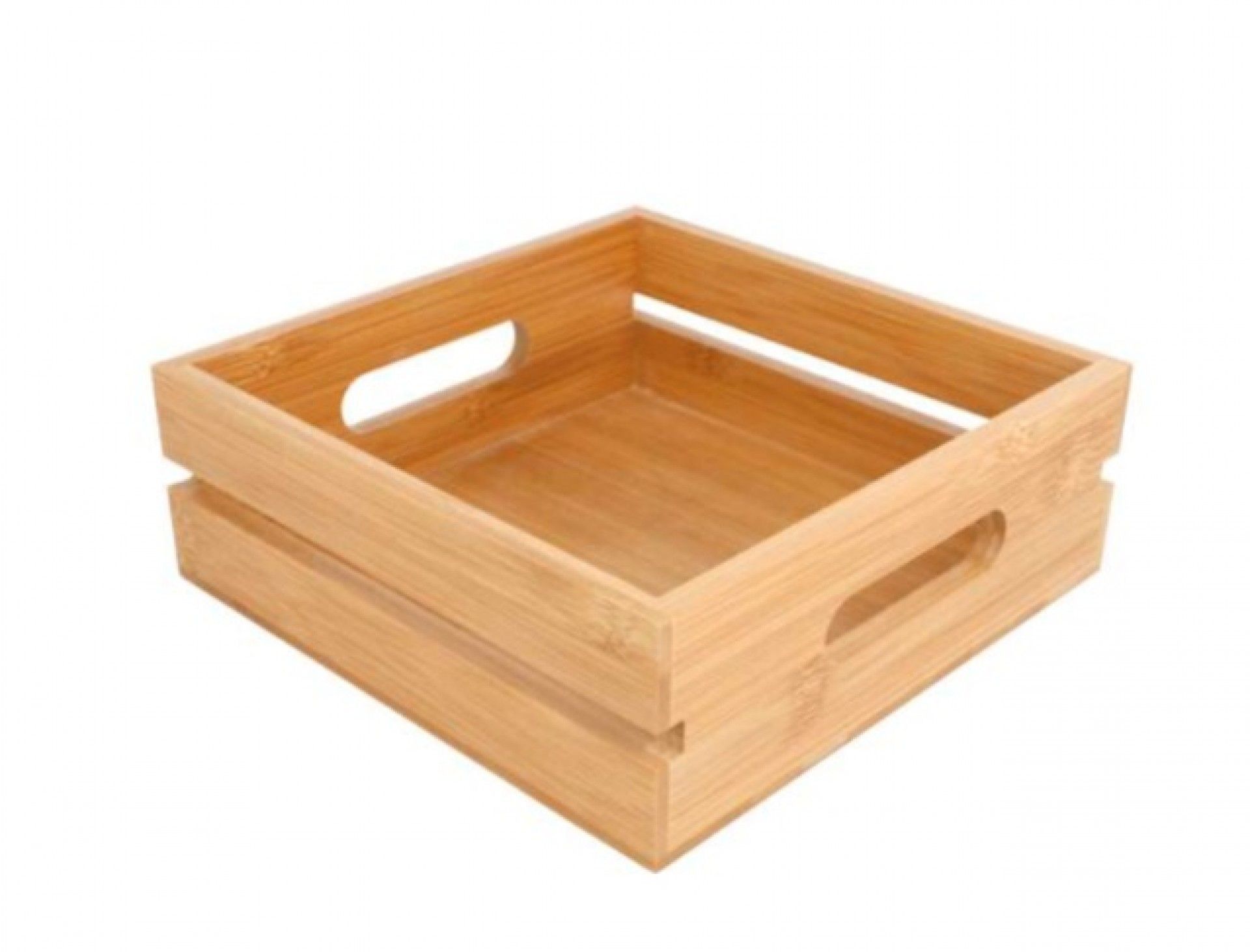 Caixa Madeira 20x20x7cm Bambu 225.49