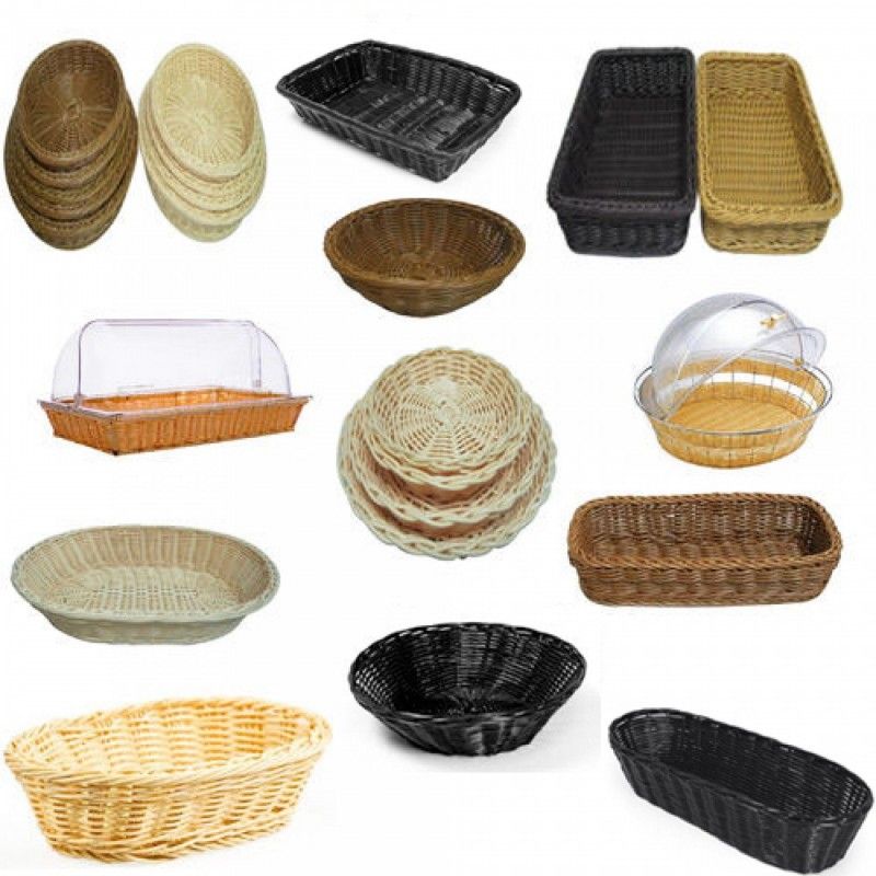 Cesto 2/3 Rattan Pp Preto C04077db