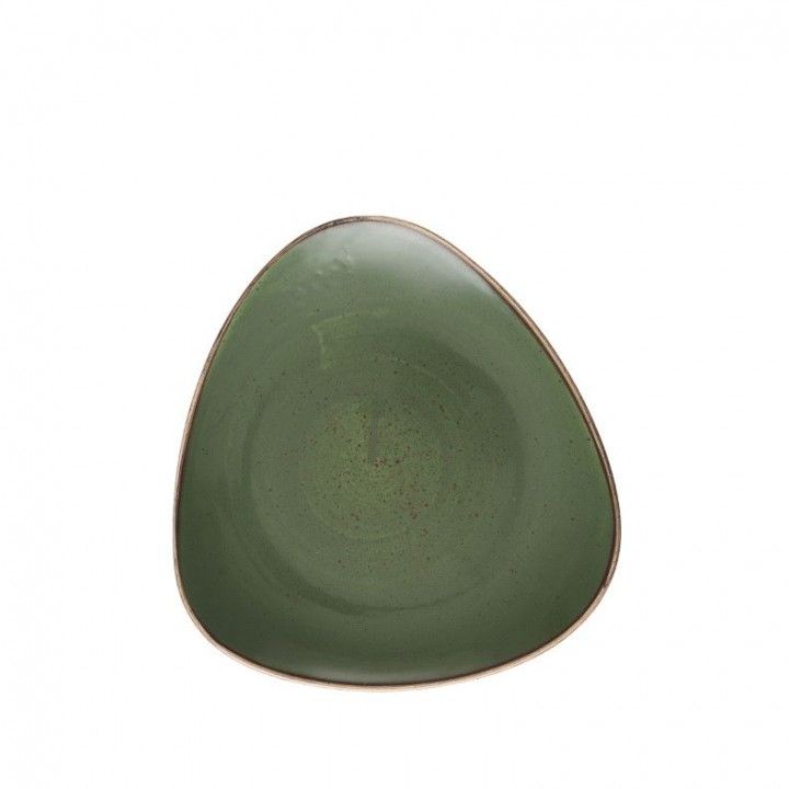 Prato Triang. 23cm Verde Stonecast Ssrstr9 1