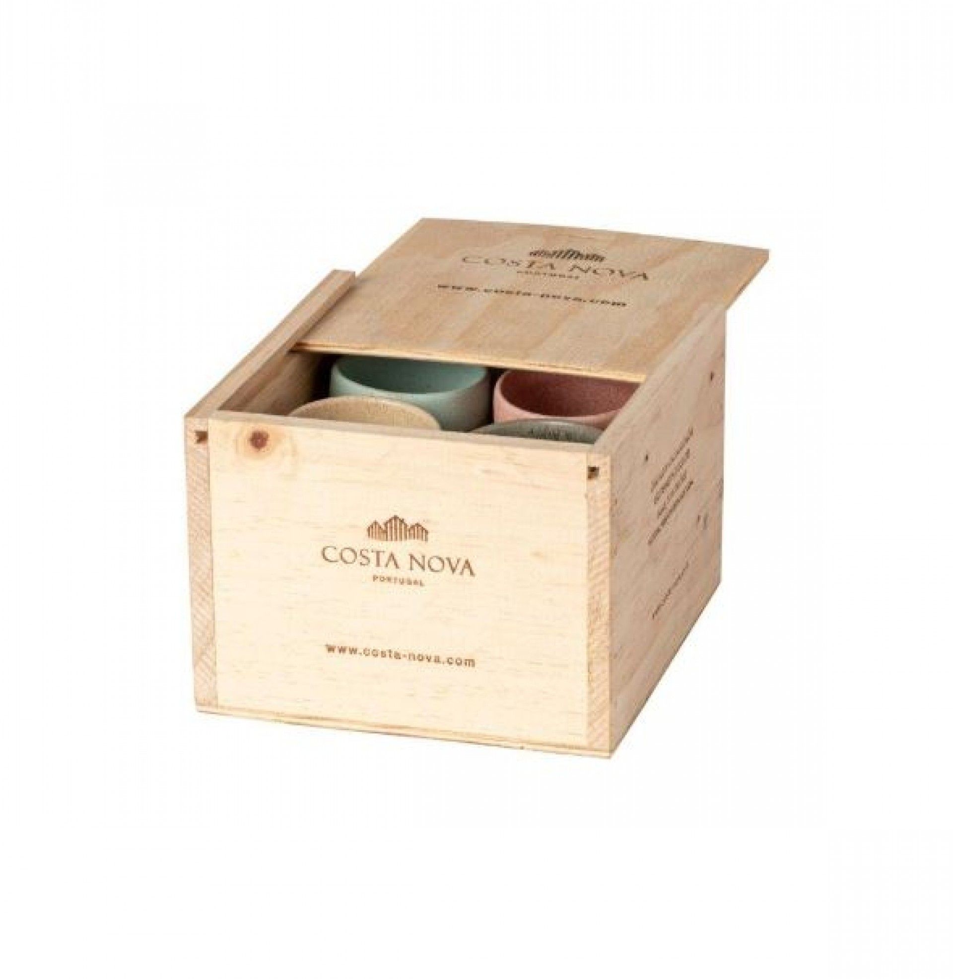 Caixa Gift 8 Copos Expresso 7cl Arenito
