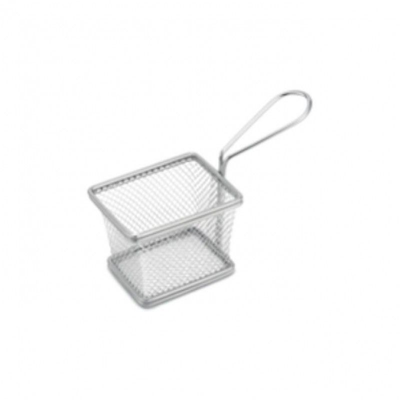 Cesto Retang Inox 12x10x8cm 606117