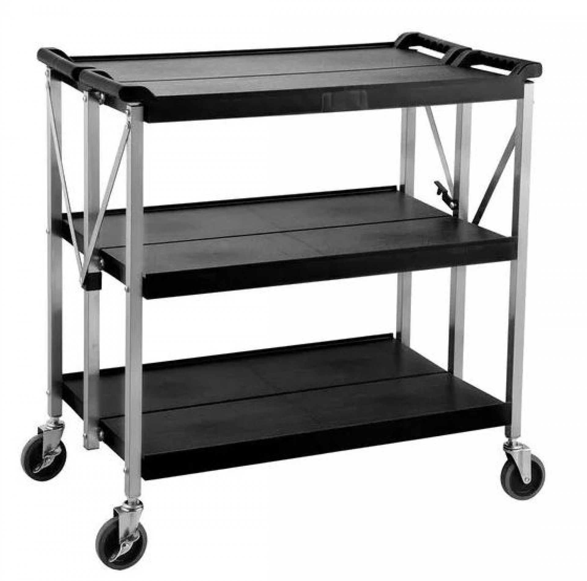 Carro 3 Prateleiras 93x51x93 Dobravel