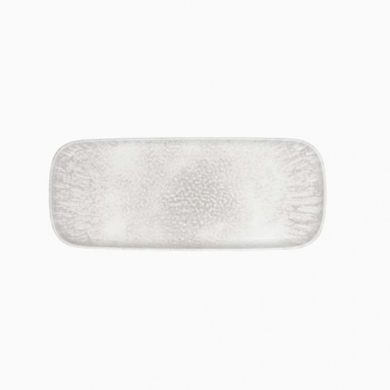 Prato Rect. 31x13cm Uni Tense Branco Mate