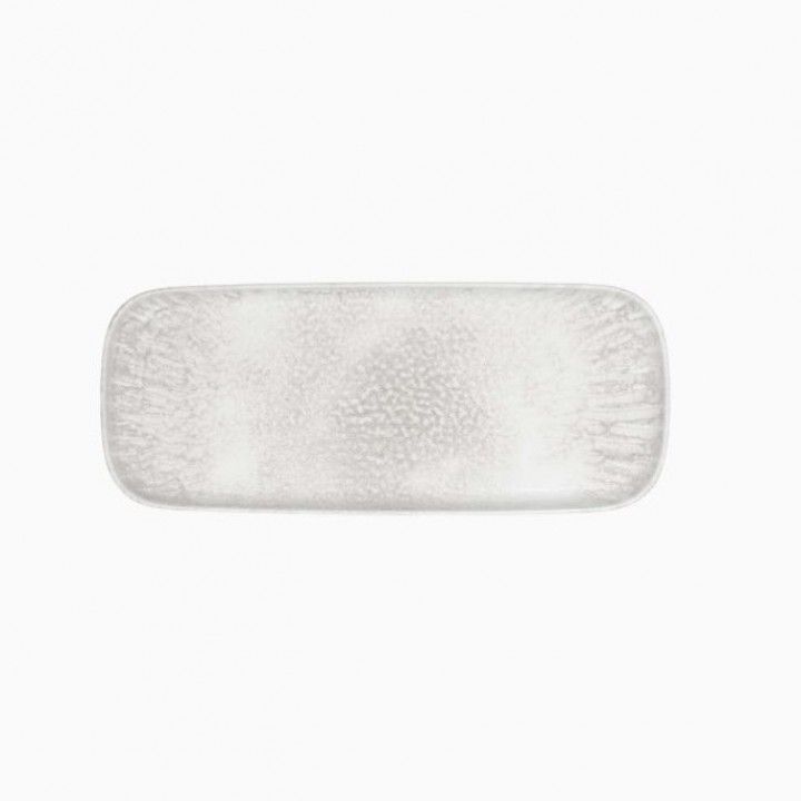 Prato Rect. 31x13cm Uni Tense Branco Mate