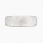 Prato Rect. 37x13cm Uni Tense Branco Mate