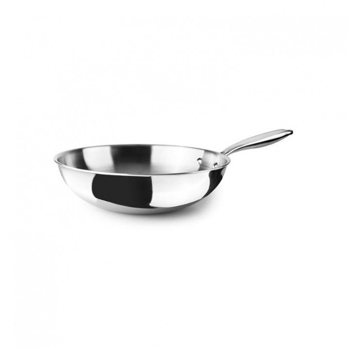 Wok Inox 30cm Triply Natural